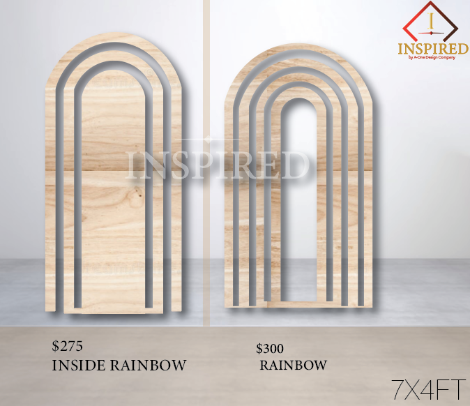 Rainbow  - Wood Build { PICK UP ONLY}