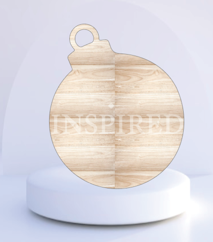 Ornament  -Wood- 3 days TURN AROUND { PICK UP ONLY}