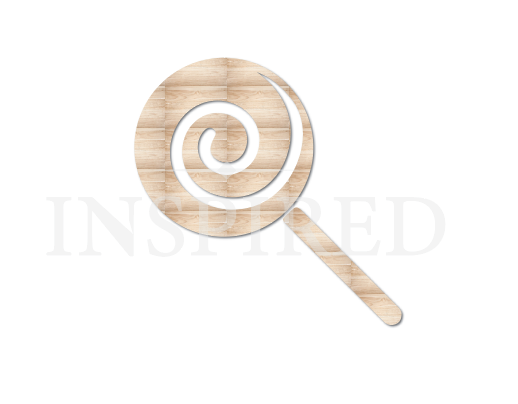 Swirl Lollipop -Wood- 3 days TURN AROUND { PICK UP ONLY}