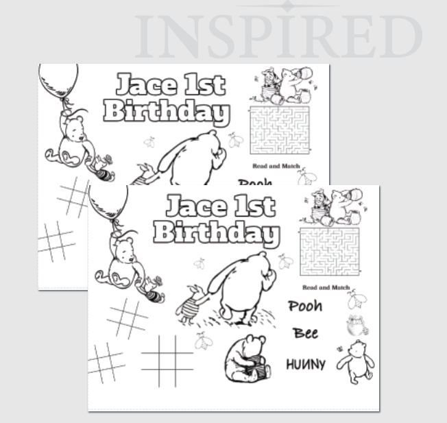 Winnie the pooh Customize - Coloring page