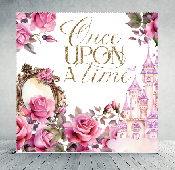 Once upon of time - Backdrop white  - INSTANT DOWNLOAD