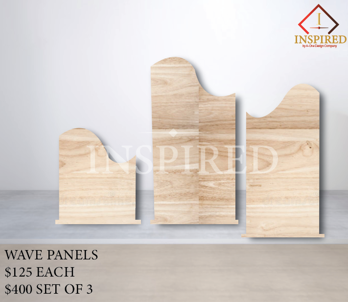 Wave Panels - Wood Build { PICK UP ONLY}